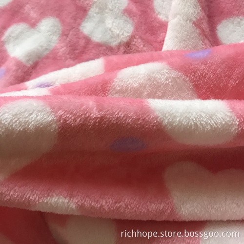 Hot Selling Flanell Polyester Quilt Bettlaken Stoff